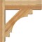 Ekena Millwork Merced Block Rough Sawn Outlooker, Western Red Cedar, 6"W x 18"D x 18"H OUT06X18X18MRC05RWR - alternate 2